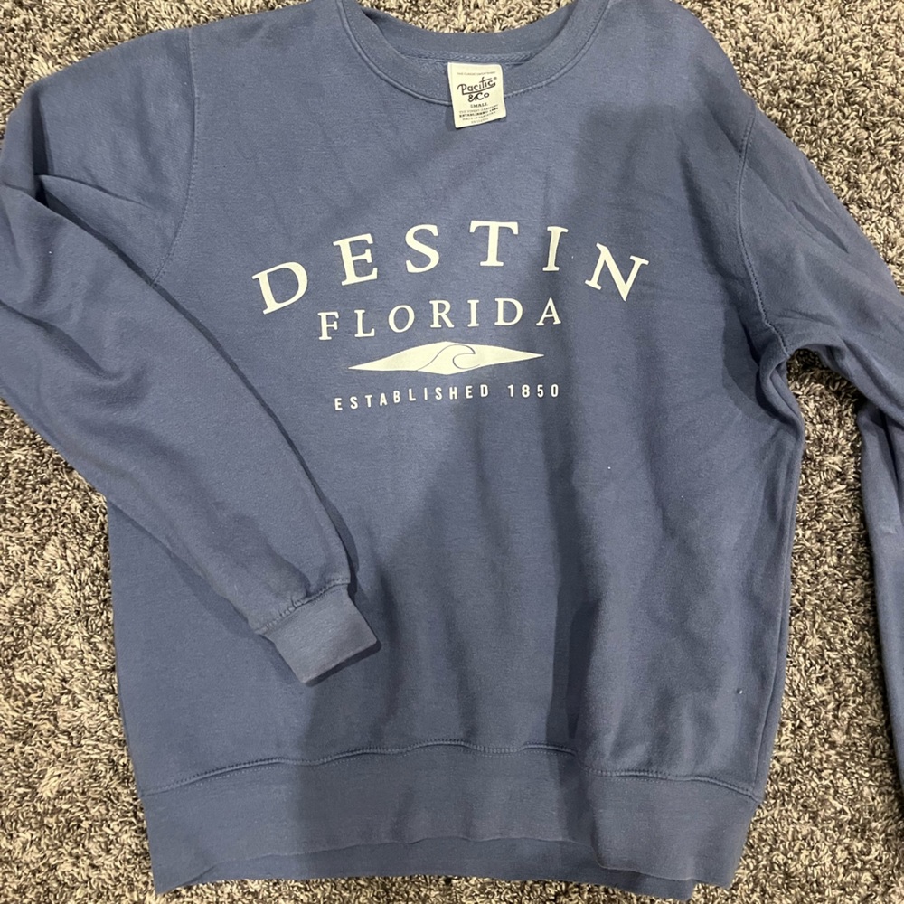 Blue Destin Crewneck